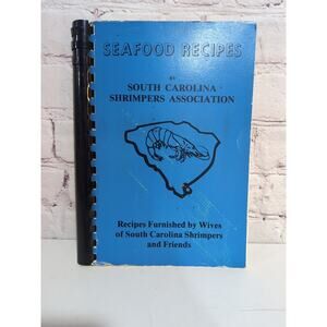 1976 vtg SEAFOOD RECIPES by South Carolina Shrimpers Association Rare cookbook